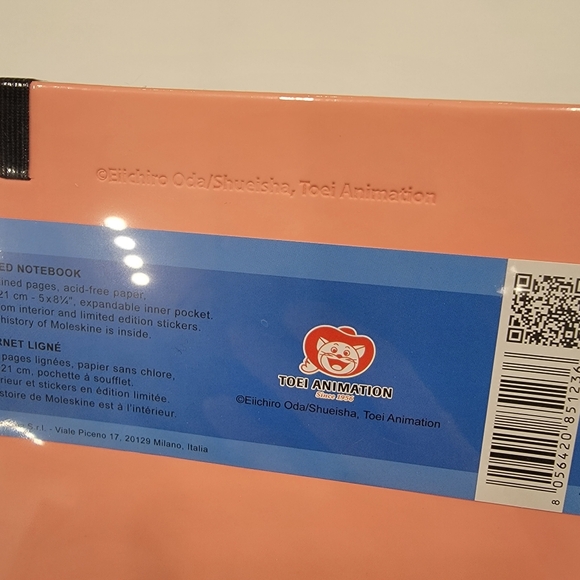 Moleskine Limited Edition One Piece Ruled Notebook Collectors Item - Picture 4 of 4